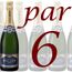 CHAMPAGNE Carton de 6 Champagne Malard 1er Cru