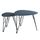 SIXTIES Set de 2 tables basses vintage laquées gri