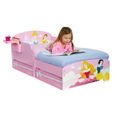 STRUCTURE DE LIT Lit Enfant princesse + Rangement  - 70 x 140