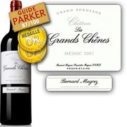 VIN ROUGE Château Les Grands Chênes Médoc Cru Bourgeois 2007