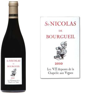 VIN ROUGE "Les 7 Arpents" St Nicolas de Bourgueil 2010