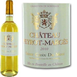 VIN ROUGE Château Peyrot-Margés Sainte Croix du Mont 2010 x1 VIN ROUGE Château Peyrot-Margés Sainte Croix du Mont 2010 x1