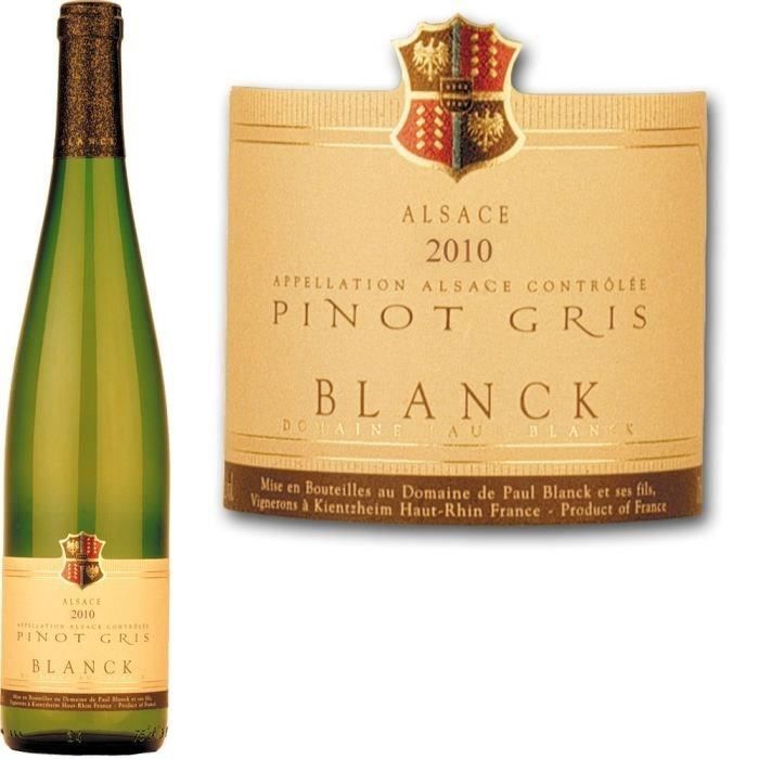 Domaine Paul Blanck - AOC Alsace Pinot Gris - MillÃ©sime 2011
