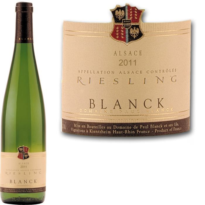 Domaine Paul Blanck - AOC Alsace Riesling - MillÃ©sime 2011 - Vin ...