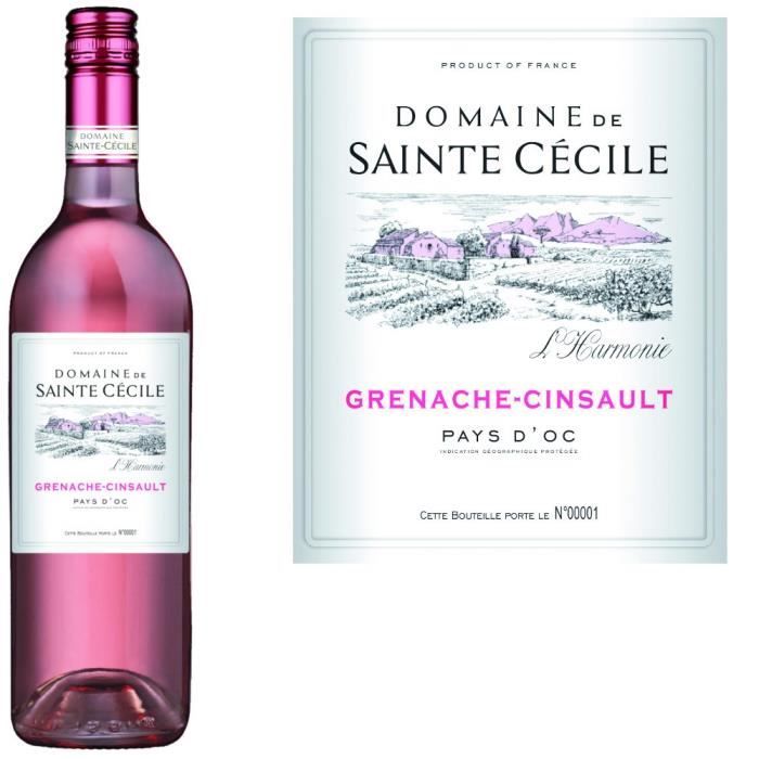 Domaine Sainte Cécile Rosé 2013 Grenache Cinsault Achat / Vente vin