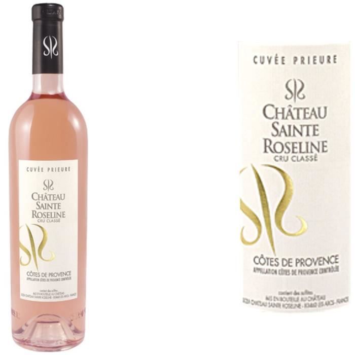 cuvée prieuré château sainte roseline rosé 2014 aop côtes de provence