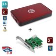 DISQUE DUR EXTERNE Memup Kiosk LS 3.0 1.5 To 3.5" + Carte PCI USB 3.0