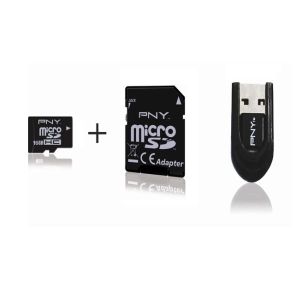 CARTE MEMOIRE PNY MicroSD Optima Class 4 16Go Mobility Pack CARTE MEMOIRE PNY MicroSD Optima Class 4 16Go Mobility Pack