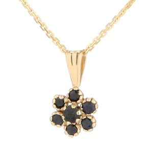 SAUTOIR ET COLLIER OR ECLAT Collier Or 375° et Saphir Femme SAUTOIR ET COLLIER OR ECLAT Collier Or 375° et Saphir Femme