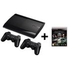  PS3 12 GO NOIRE + 2 DUAL SHOCK + INJUSTICE