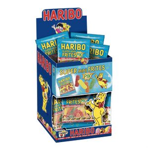 CONFISERIE DE SUCRE HARIBO Frites 30 Mini Sachets