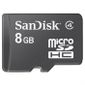 CARTE MEMOIRE SANDISK MicroSD 8 Go