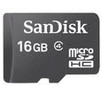 CARTE MEMOIRE SANDISK MicroSD 16Go