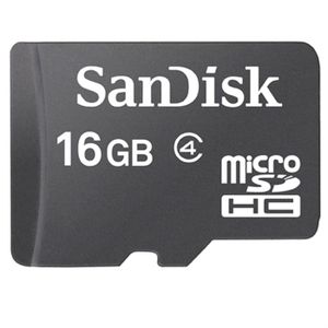 CARTE MÉMOIRE SanDisk microSD 16 Go - Classe 4 CARTE MÉMOIRE SanDisk microSD 16 Go - Classe 4