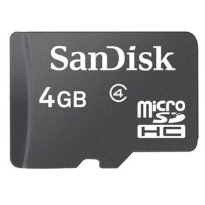 CARTE MEMOIRE SANDISK MicroSD 4Go CARTE MEMOIRE SANDISK MicroSD 4Go
