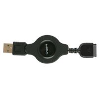 CABLE ET CONNECTIQUE POUR PERIPHERIQUE MCA Câble USB rétractable pour iPhone 3G et 3G S