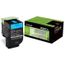 TONER  Lexmark Toner 80C2SC0 cyan