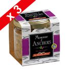 PRODUIT ANCHOIS Mousse d'Anchois aux olives noires 70 g par 3