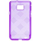 HOUSSE / ETUI / COQUE / FACADE / BIJOUX DE PORTABLE ENJOY Coque silicone Galaxy SII Echec Violet