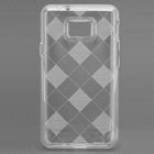 HOUSSE / ETUI / COQUE / FACADE / BIJOUX DE PORTABLE ENJOY Coque silicone Galaxy SII Echec Transparent