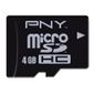 CARTE MEMOIRE PNY MicroSD 4 Go