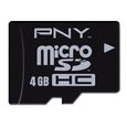 CARTE MEMOIRE PNY MicroSD 4 Go