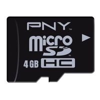 CARTE MEMOIRE PNY MicroSD 4 Go