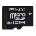 CARTE MEMOIRE PNY MicroSD 8 Go
