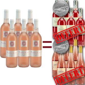 VIN ROSE Sélection Rosé Méditerranée 12 Offertes