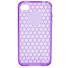 HOUSSE / ETUI / COQUE / FACADE / BIJOUX DE PORTABLE ENJOY Coque silicone iPhone 4/4S Nid d'abeille