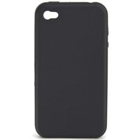 HOUSSE / ETUI / COQUE / FACADE / BIJOUX DE PORTABLE ENJOY Coque Silicone iPhone 4/4s Noir