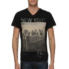 T-SHIRT BIAGGIO T-Shirt Newyorkos Homme Noir
