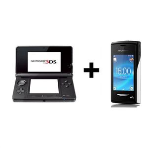 PACK ET ABONNEMENT Console Nintendo 3DS noire Cosmos + Sony Ericsson PACK ET ABONNEMENT Console Nintendo 3DS noire Cosmos + Sony Ericsson