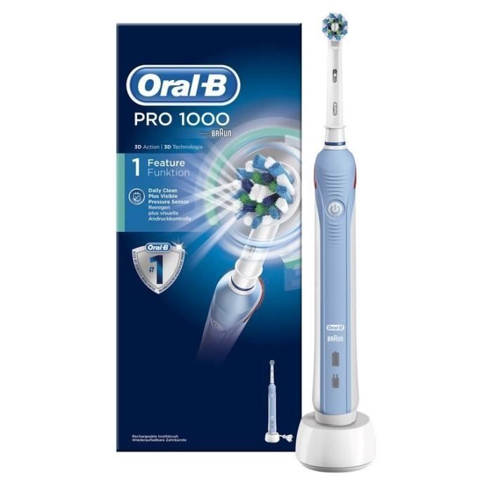 Brosse à dents électrique rechargeable ORALB PRO 1000 Achat / Vente brosse a dents élec