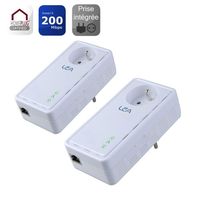 COURANT PORTEUR - CPL Lea Pack de 2 NetSocket200s