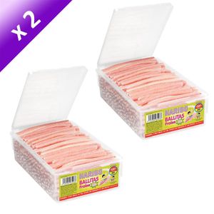 CONFISERIE DE SUCRE HARIBOB Ballitas Fraise Pik 2x200 pièces