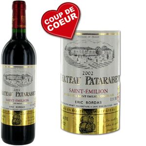 VIN ROUGE Château Patarabet Saint-Emilion 2002 VIN ROUGE Château Patarabet Saint-Emilion 2002