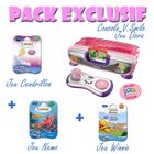 CONSOLE EDUCATIVE Pack Exclusif  V.Smile Dora Motion + Jeux