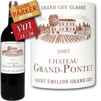 VIN ROUGE Ch. Grand Pontet St-Emilion Grand Cru Classé 2007 VIN ROUGE Ch. Grand Pontet St-Emilion Grand Cru Classé 2007