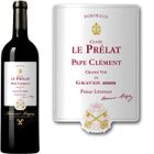 VIN ROUGE Le Prélat de Pape Clément Pessac Léognan 2009
