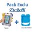 TABLETTE ENFANT Pack Exclu Storio 2 Bleue + coque de protection