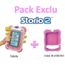TABLETTE ENFANT Pack Exclu Storio 2 Rose + coque de protection