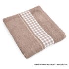  Lot 2 serviet. + 2 gants - 360 gr/m² VICHY MARRON