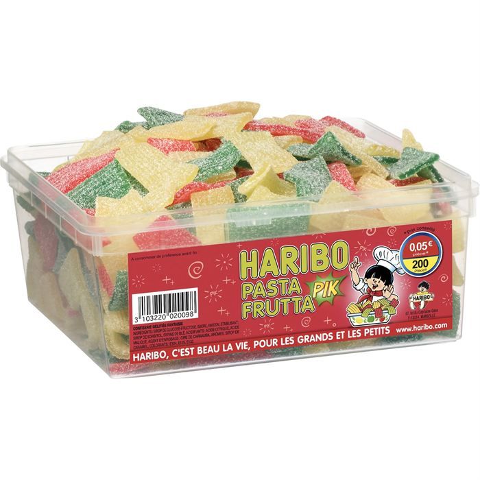 Haribo Pasta Frutta 200 pièces Achat / Vente confiserie de sucre