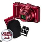 NIKON S9300 Compact + Etui + Carte SD 4 Go
