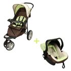 POUSSETTE-CHASSIS POUSSETTE BAMBISOL Travel 3 roues Surfy Choco/anis