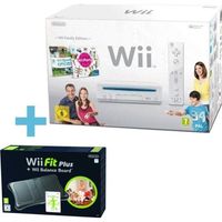 CONSOLES Wii FAMILY EDITION + WII FIT PLUS NOIR + BALANCE
