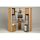 BUREAU - REHAUSSE BUREAU Bureau d'angle multimédia + 2 portes "HOUSTON"