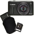 APPAREIL PHOTO COMPACT CANON SX240 HS Noir + Etui + Carte SD 4 Go