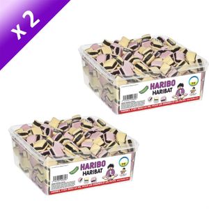CONFISERIE DE SUCRE HARIBO Haribat 2x210 pièces